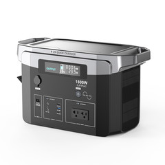 KEPLER 1800W Portable Power Station 1536Wh LiFePO4 Solar Generator Home Backup