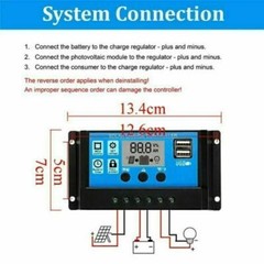 300W Solar Panel Kit 12V Battery Charger 30A Controller RV Trailer Camper Van