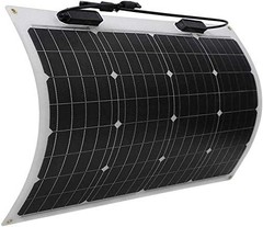 Renogy Flexible Solar Panel 50 Watt 12 Volt Monocrystalline Ultra-Flexible Benda
