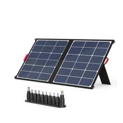 Gooloo Solar 100, 18V 100W Portable Solar Panel for Camping, Road Trip Foldable