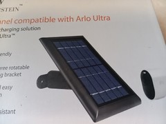 Solar Power Panel for Arlo Ultra, Ultra 2, Pro 3, Pro 4 Outdoor Security Camera
