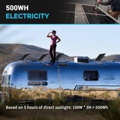 100 Watt Monocrystalline Solar Panel – Compact Design for Off-Grid Applications
