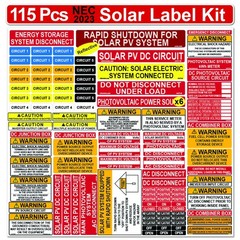 Ultimate 115 Pack 2017/2020/2023 NEC Code Compliant Photovoltaic Solar System…
