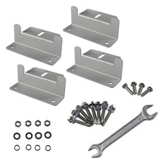 4/8Set Solar Panel Mounting Z Bracket Solar Mounting Aluminum Rail End Clamps