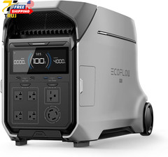 Solar Generator for Home Use Camping DELTA Pro 3 Portable Power Station 4000W