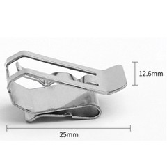 20 Pcs Stainless Steel PV Clips Solar Cable Wire Clamp for Cord, Cable Organizer