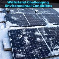 SUNGOLDPOWER 550W Monocrystalline Solar Panel 4-Pack for Off-Grid Systems