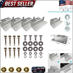 Complete Z Bracket Mounting Set for RVs & Boats – Lightweight Solar Solution