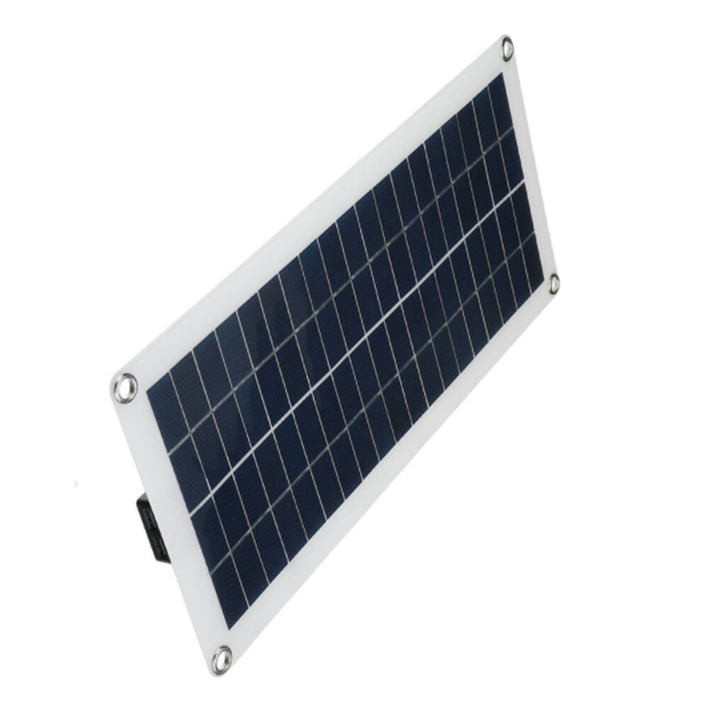 60W Solar Panel 18V/5V Dual USB Output Solar Cells Poly Solar Panel 10A-60A Cont
