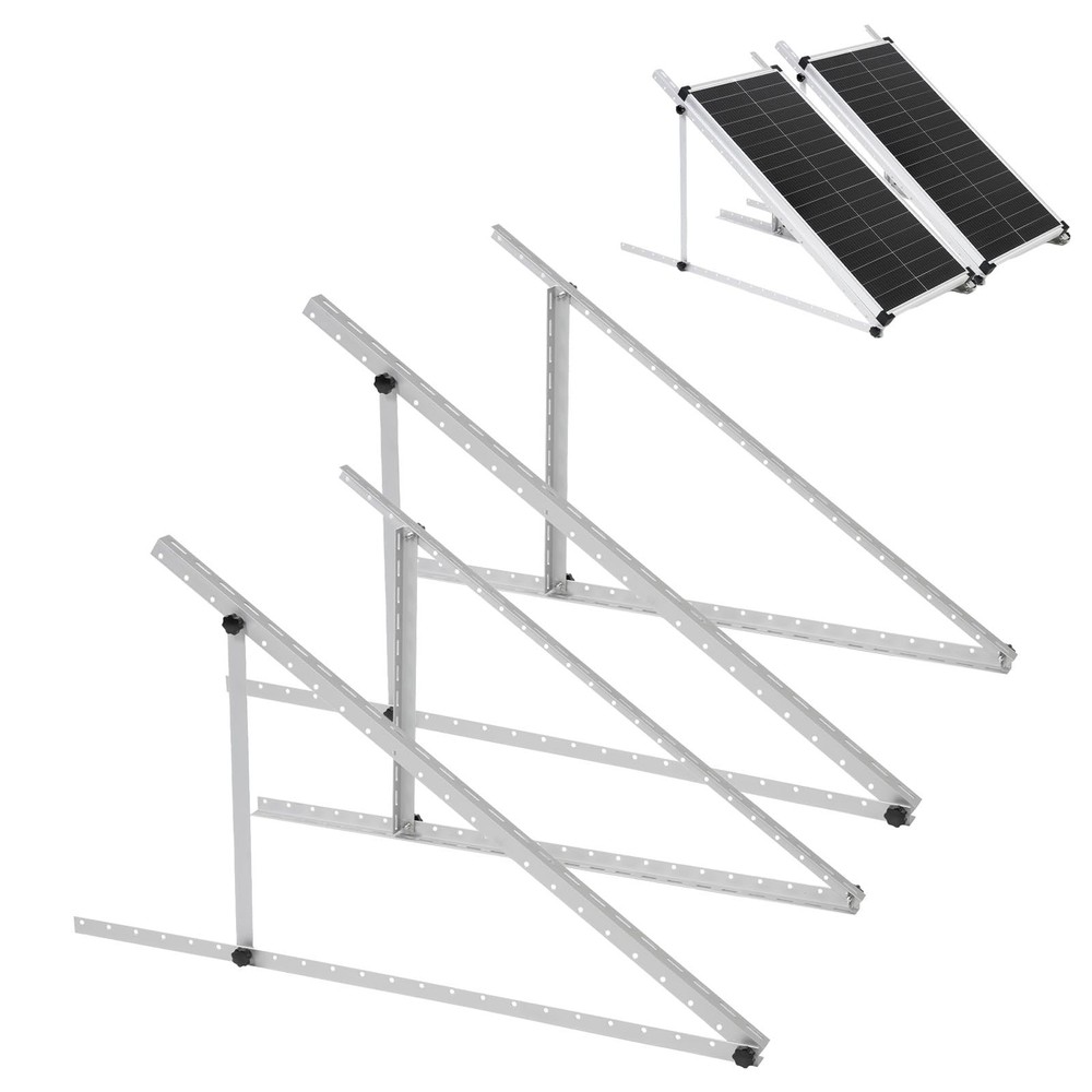 45inch (2 SET) Adjustable Solar Panel RV Tilt Mount Brackets RV System Roof