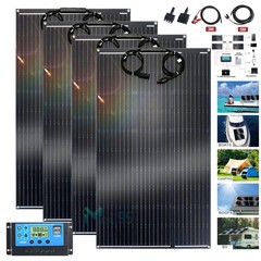 400W 200W Mono Solar Panel Kit 12V Battery Charger Off-Grid RV Home w/Controller