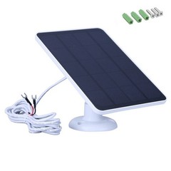 For Ring Video Doorbell 4 3 2 Solar Charger 4W with Wall Mount and 300cm Cable