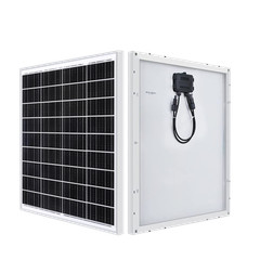 2 Pack Solar Panel 100 Watt 12 Volt Monocrystalline Module Charger for RV Marine