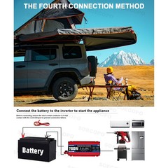 Pure Sine Wave Inverter 7000W Solar System Kit 100A Controller DC12V AC110 220V