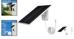 23% High Efficiency USB-C Solar Panel for Outdoor Cameras – Easy Installation