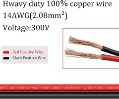 2Pack SAE to DC Adapter Cable SAE Plug to DC 5.5mmx2.1mm Male Connector Cables w