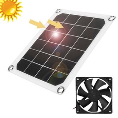 6V Solar Powered Exhaust Fan Solar Panel Fan 10W For Greenhouse Shed Attic