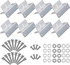 Versatile Z Brackets (8 Units) for Solar Panels – Lightweight & Sturdy Design