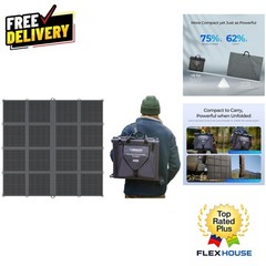 400W Portable Solar Charger – Foldable Monocrystalline Solar Blanket for Camping