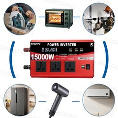 15000W Peak Solar System Kit 12V/24V To 110V 220V Inverter Generator for CampEo