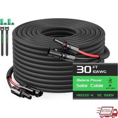 Solar Cable Tangle Free UV Resistant Weatherproof XLPO Insulation 120C 248F New