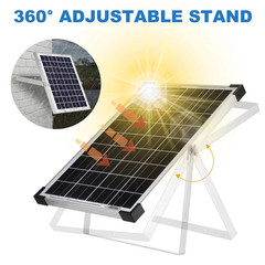 Trickle 20W Solar Panel 12V Charger Battery Charger Kit Maintainer Boat Car RV