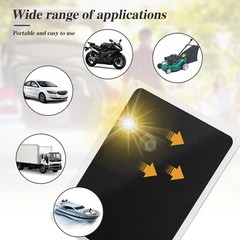 Solar Panel Kit Trickle Charger Battery Controller Maintainer Boat Car 10W 12V