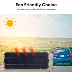 2 Sets 30W Solar Panel Kit Waterproof Trickle Charger Battery Powered for RV Car
