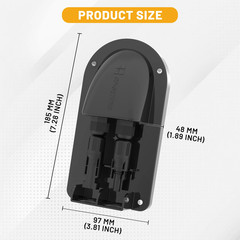 Solar Double Cable Entry Gland Box ABS Black Waterproof Dual Wire Connector Adap