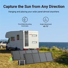 Dabbsson 3030Wh Portable Power Station 1200W Solar Generator+120W Solar Panel