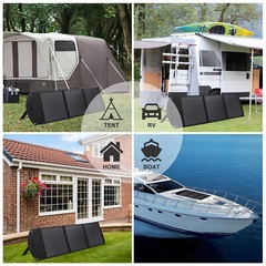 110W Portable Solar Panel Waterproof IP65 Foldable Solar Panel Kit for Outdoor