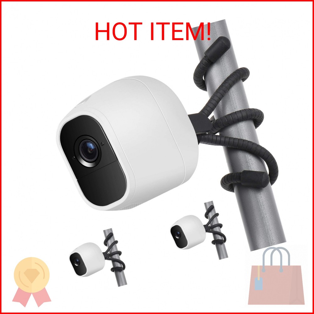 Uogw 2 Pack Flexible Tripod Compatible with Arlo Pro 4/Pro 2/Pro,Arlo Ultra,Arlo
