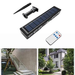 Solar Powered Wall Lamp for Outdoor Garden Porch Stair Lighting 18 5 4cm