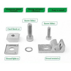 Clamps Solar Panel Mounting Bracket for PROTECTION Silver 42*20*14mm