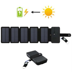 Outdoor Solar Panel Charger Foldable Camping Hiking Backpacking Travel Power Sma