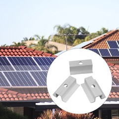 Secure Mounting Solar Middle Clamp for 25 50MM For Frame Height Set of 410Pcs