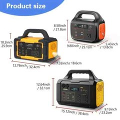 1000W Portable Power Station,1075Wh Backup Lithium Battery, 120V/1000W AC Outlet