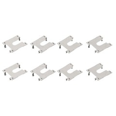 20 Pack Stainless Steel Earth Plate Grounding Clip Solar Panels PV Roof Fitting