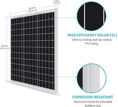 Efficient 50W Solar Panel for Off-Grid Applications – Easy to Install and Use