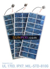 PURPLE Colored mini 5v Solar Panel USB rugged glass
