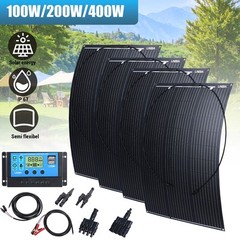 Complete Solar Panel Kit 5000W Power Inverter Set 12V Battery Charger Controller