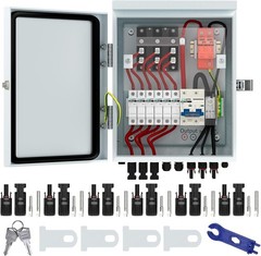 Efficient Solar PV Combiner Box 6 Strings DC500V with Easy Plug-and-Play Setup