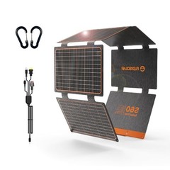 FlexSolar 60W Portable Solar Panel PD3.0 USB C QC3.0 Foldable