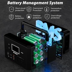 Compact 200W Power Station: Multi-output Convenience for Camping & Emergencies