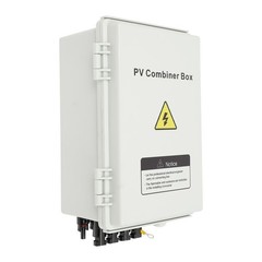 4 String Solar PV Combiner Box 63A Circuit Breaker Solar Panel System Waterproof