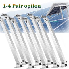 Solar Panel Tilt Mount Brackets Kit Adjustable Ground Roof Boat Mounting System