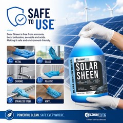 Solar Panel Cleaner 1 Gallon (Makes 512 G) – Super Concentrated Cleaning Solu…
