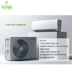 Off the Grid Solar AC Unit with Batteries