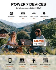 Solar Powered Generator 200W Peak/100W Rated, Portable Solar Generator Power …