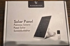 Wasserstein Solar Panel with Cable for Wyze Video Doorbell Pro (White, 1 Pack)